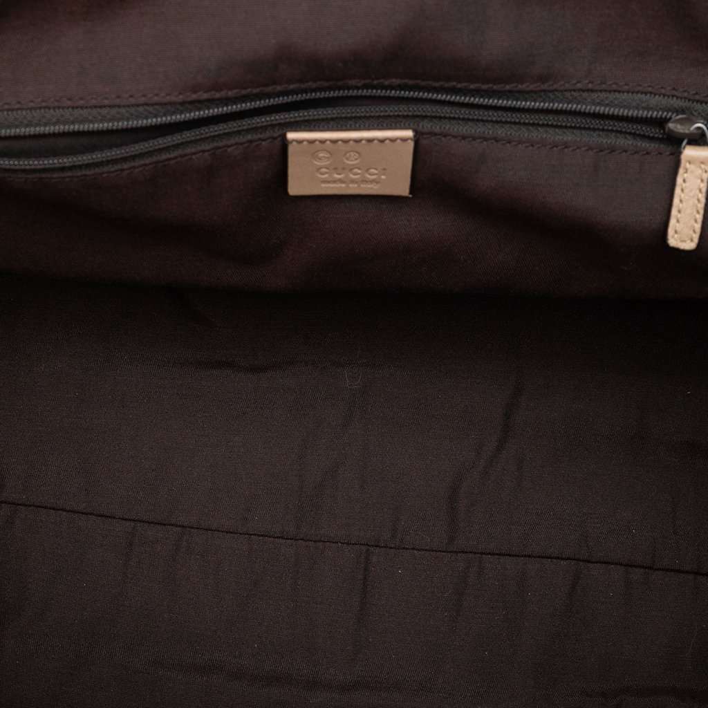 Gucci Leather Abbey D Ring Horsebit Tote Brown Leather Very good condition - Model View