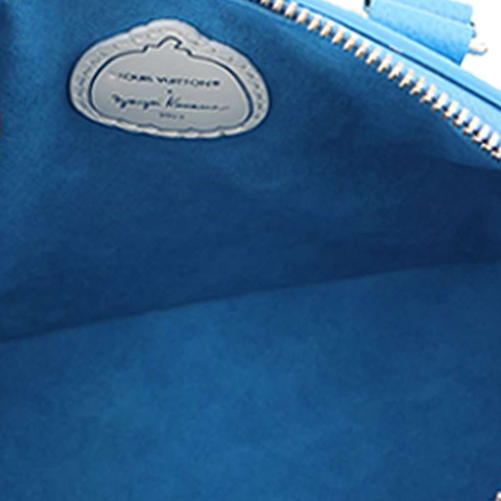 Louis Vuitton Yayoi Kusama Monogram Empreinte Speedy Bandouliere 20 Blue Leather Very good condition - Model View