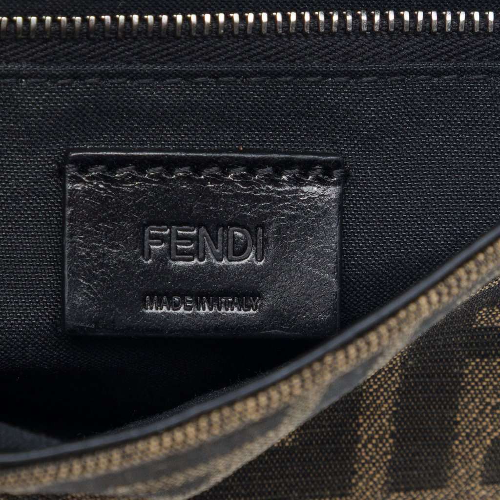 Fendi Zucca Canvas Convertible Baguette Pouch Brown Very good - Box View