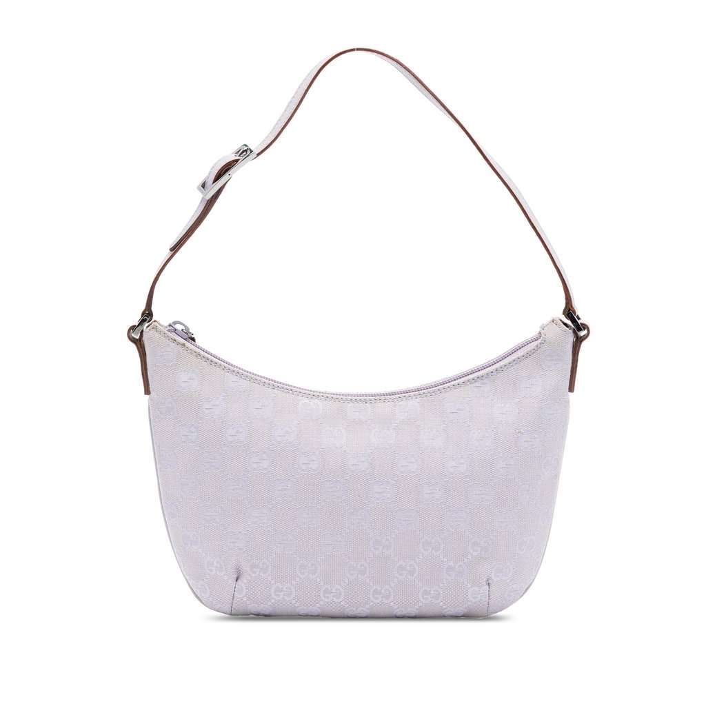 Gucci GG Canvas Shoulder Bag Purple Very good condition - Front View