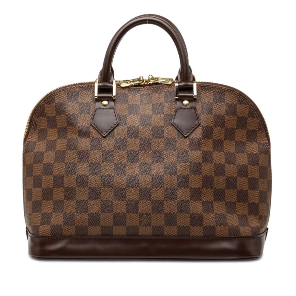 Louis Vuitton Damier Ebene Alma MM Brown Very good condition - Front View