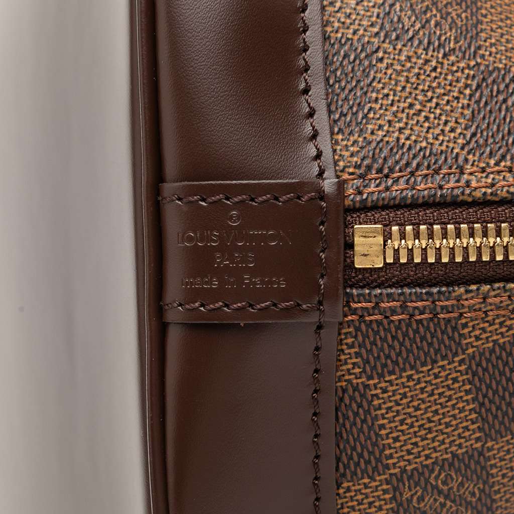 Louis Vuitton Damier Ebene Alma MM Brown Very good condition - Box View