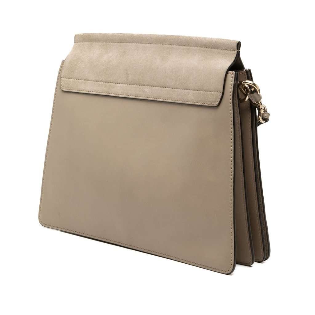 Chloé Medium Leather Faye Shoulder Bag MultiColor Leather Very good condition - Back View