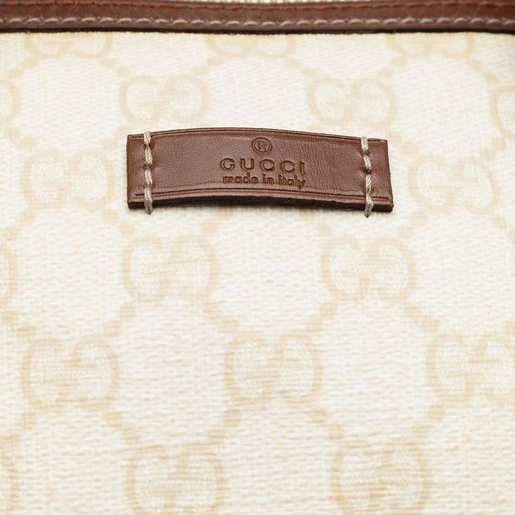 Gucci Large GG Supreme Joy Boston Bag Brown Very good condition - Box View