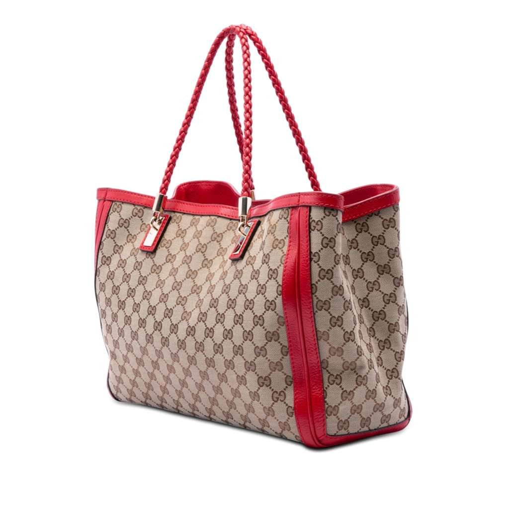 Gucci Medium GG Canvas Bella Tote Beige Very good condition - Back View
