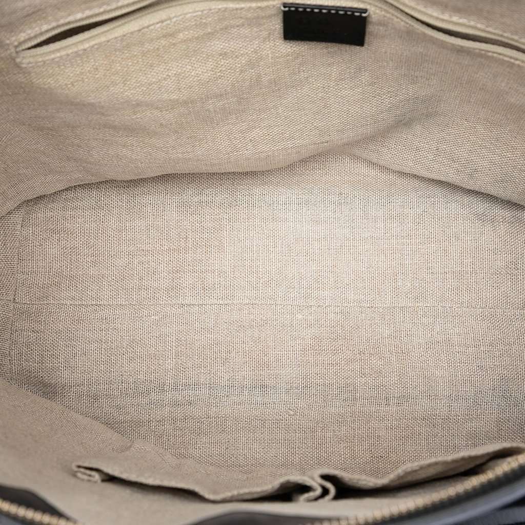 Gucci Large Microguccissima Dome Satchel Black Leather Very good condition - Model View