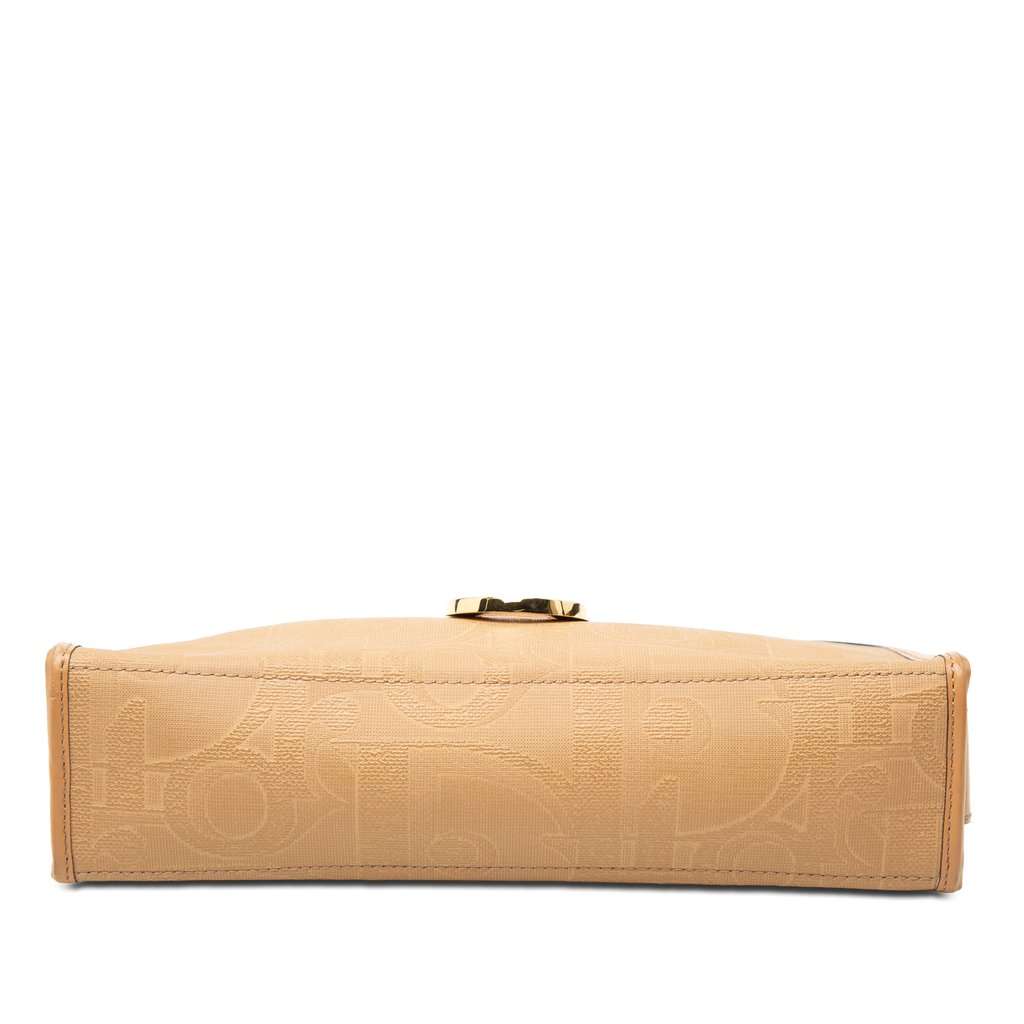 Dior Diorissimo Trotter Coated Canvas Clutch Brown Very good - Inside View