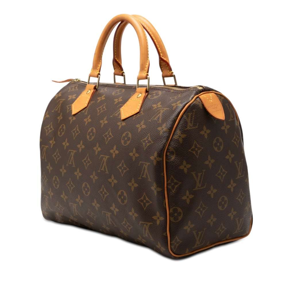 Louis Vuitton Monogram Speedy 30 Brown Very good condition - Back View