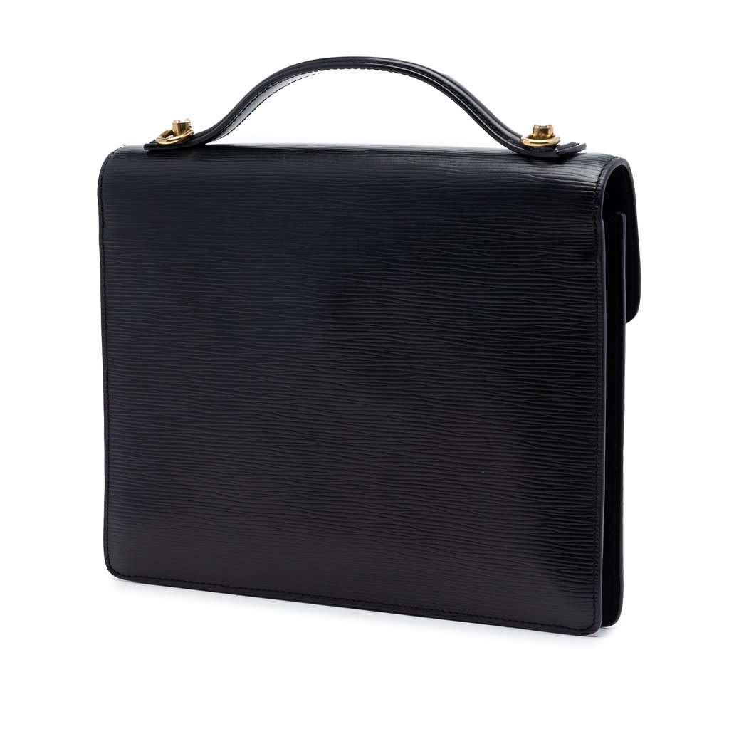 Louis Vuitton Epi Monceau 28 Black Leather Very good condition - Back View