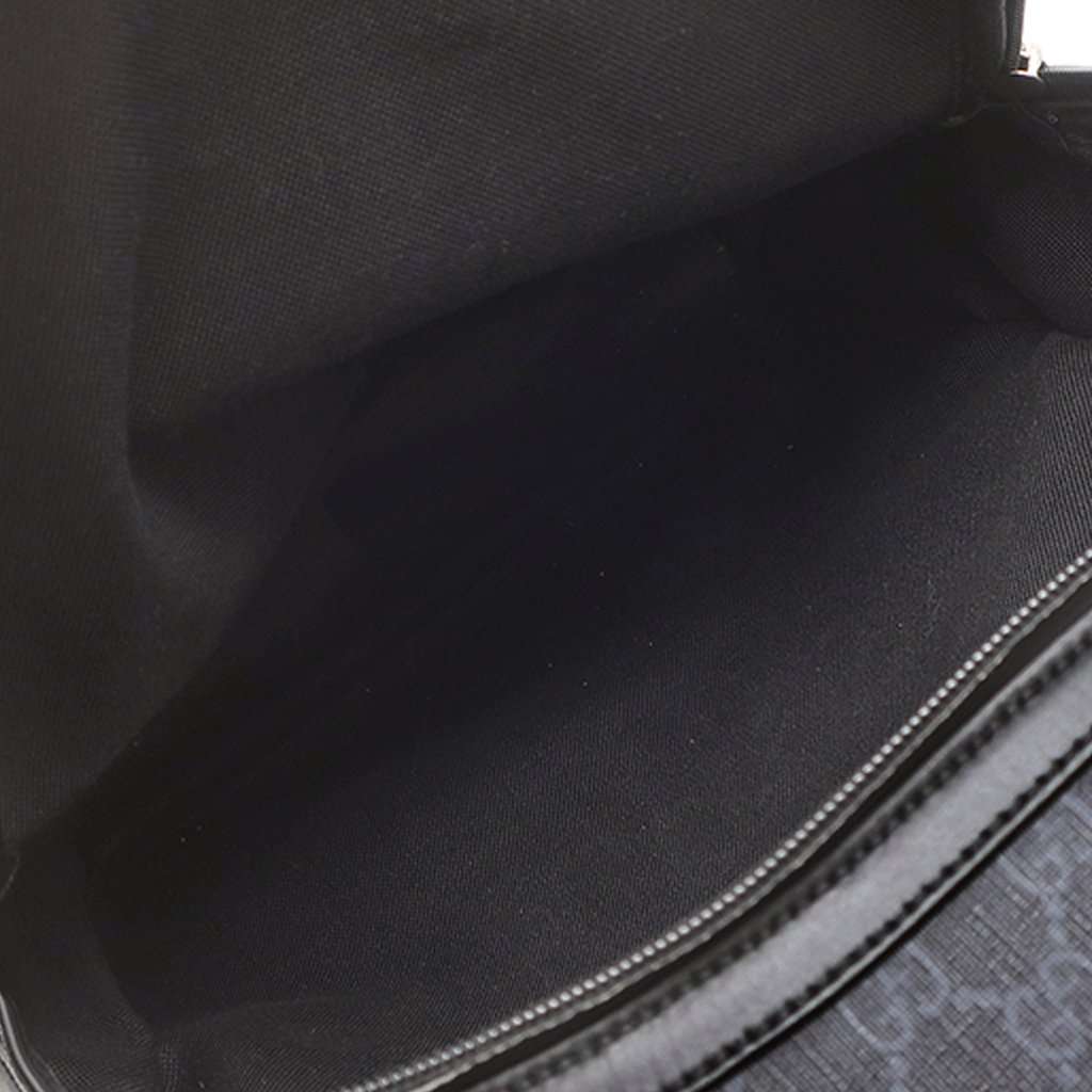 Gucci GG Supreme Web Backpack Black Very good condition - Box View