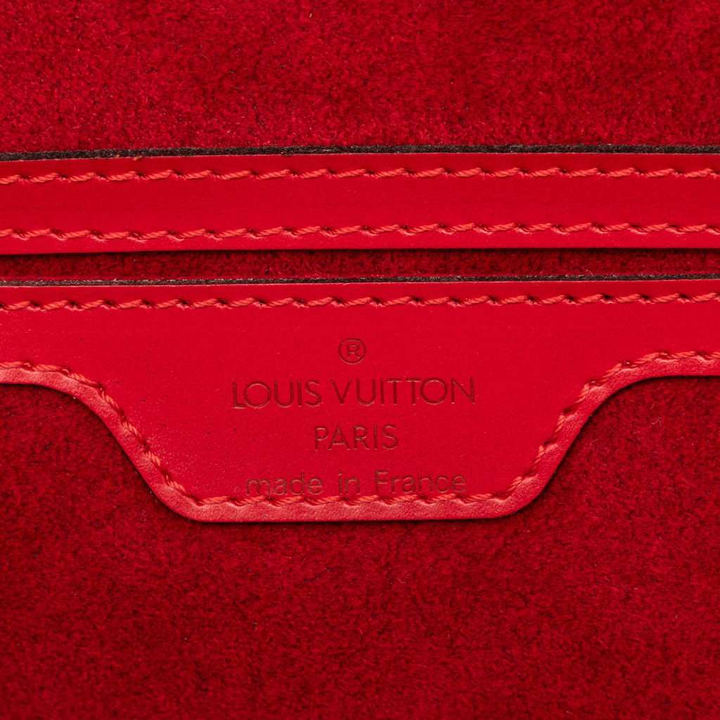 Louis Vuitton Epi Soufflot Red Leather Very good condition - Box View
