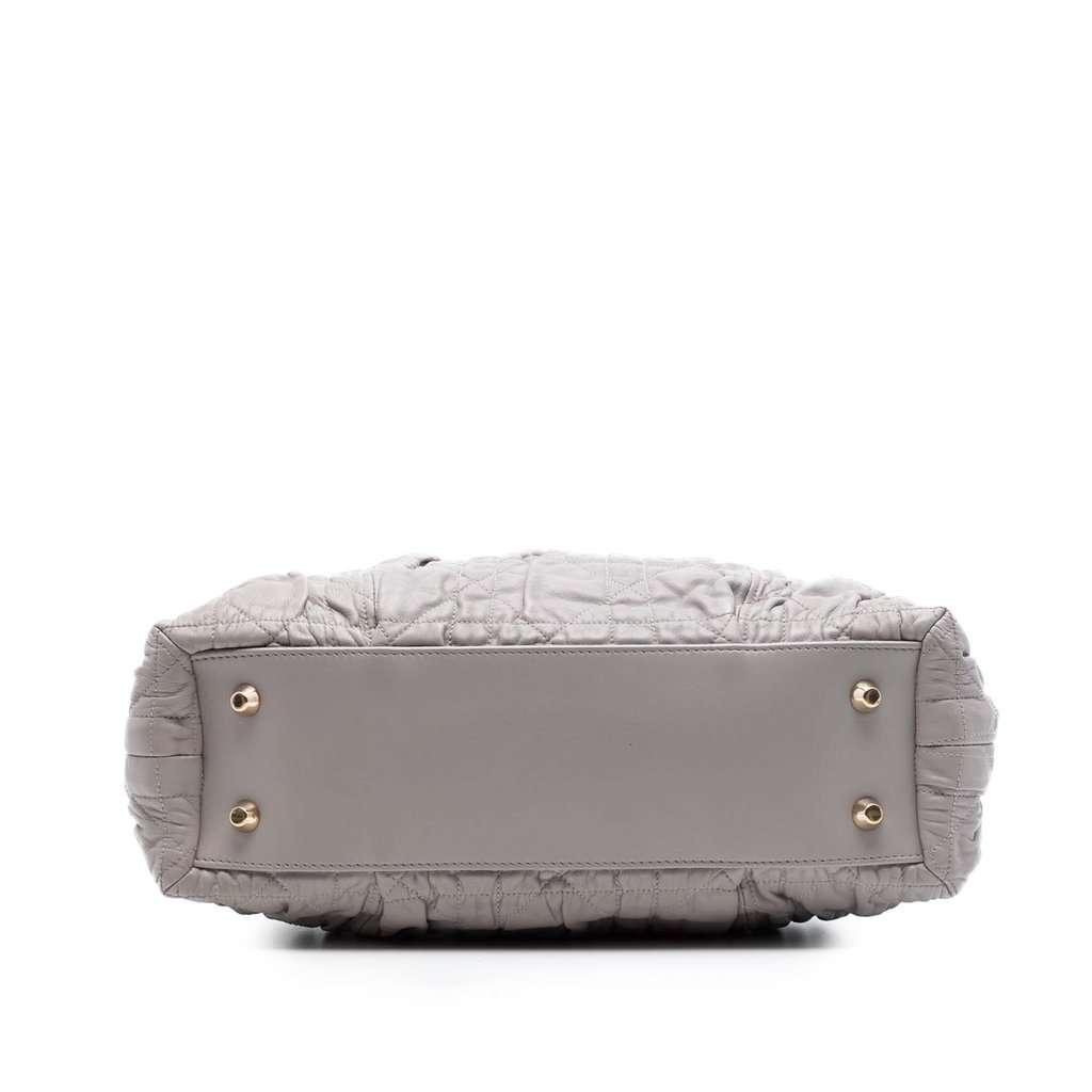 Dior Lambskin Gaufre Cannage Delices Frame Satchel MultiColor Leather Very good condition - Inside View