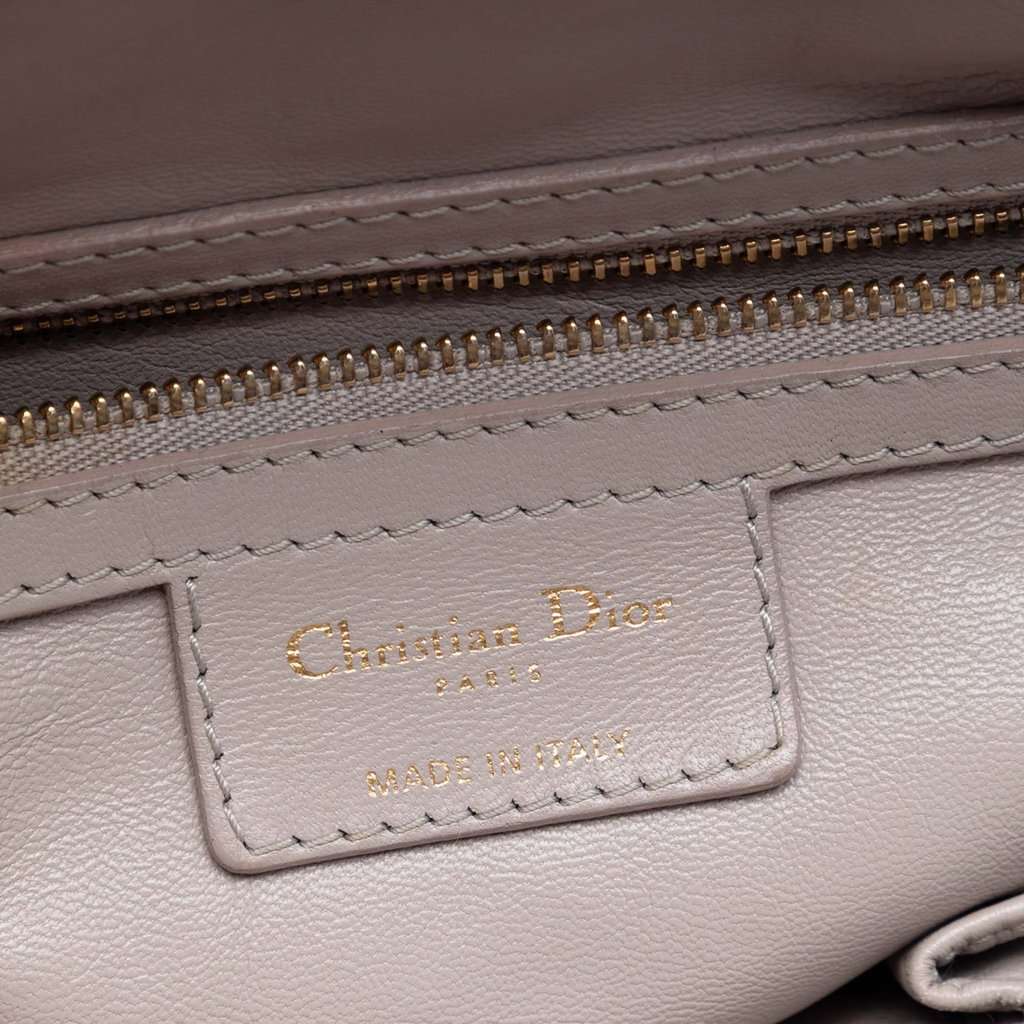 Dior Lambskin Gaufre Cannage Delices Frame Satchel MultiColor Leather Very good condition - Model View