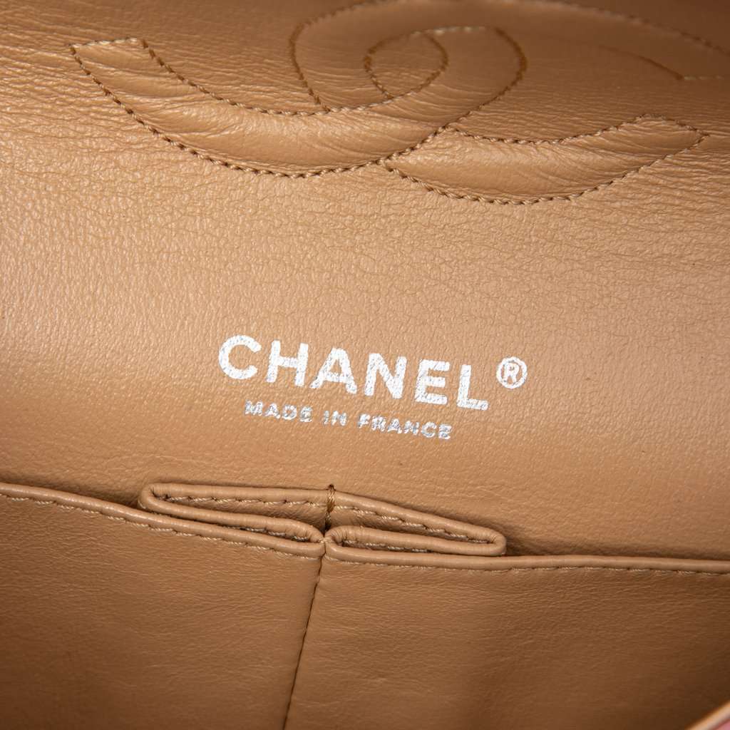 Chanel Medium Classic Washed Lambskin Bijoux Chain Double Flap Pink Leather Very good - Box View