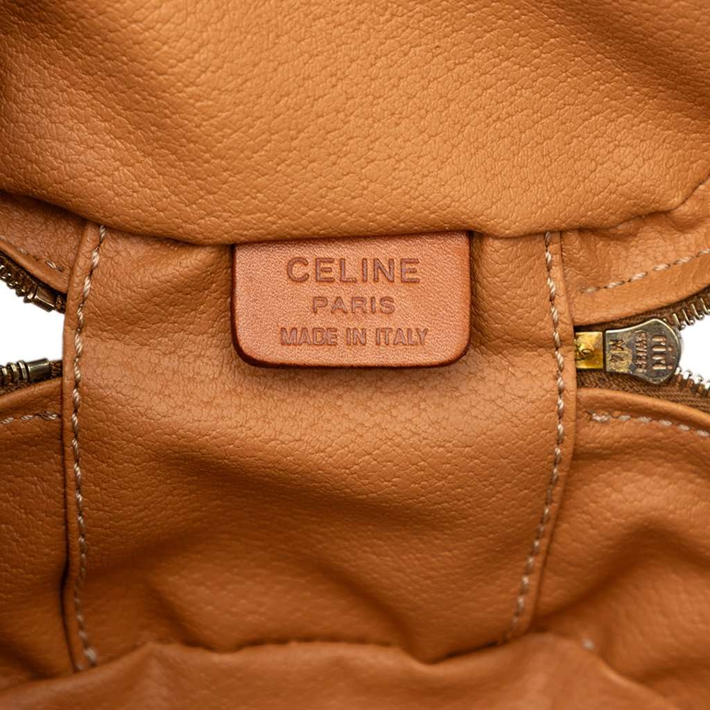 Celine Mini Macadam Coated Canvas Vanity Bag Beige Very good - Box View
