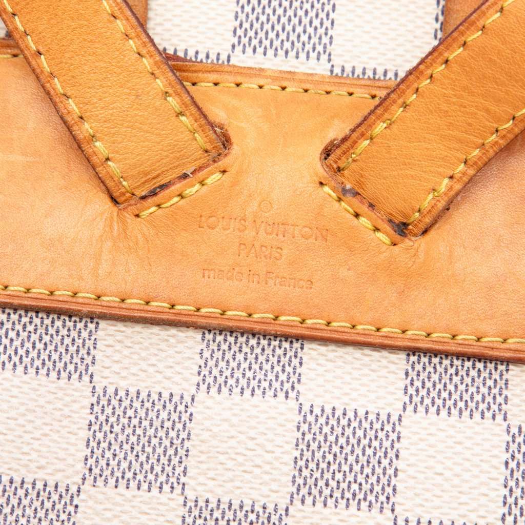 Louis Vuitton Damier Azur Sperone White Good condition - Box View