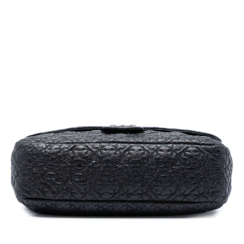 Chanel Jumbo Quilted Vinyl Rock In Moscow Single Flap Black Plastic Very good condition - Inside View