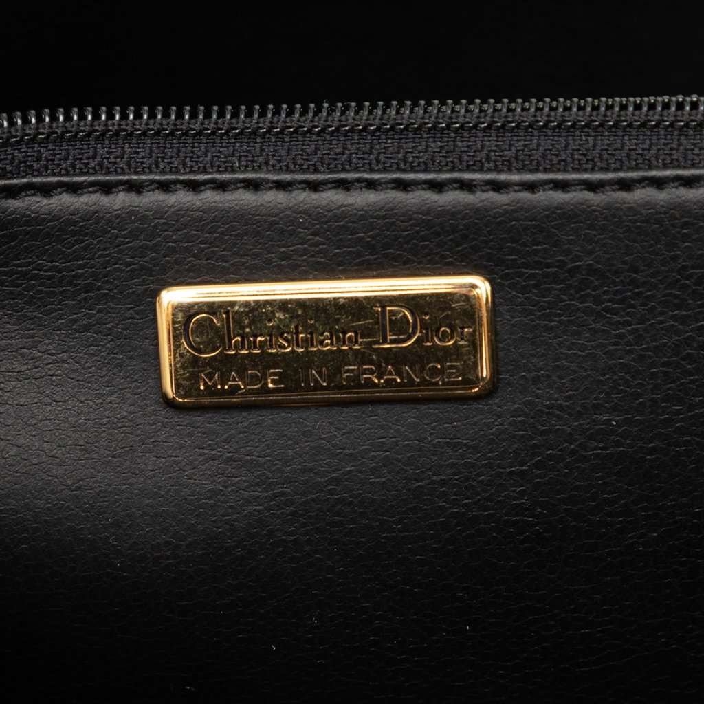 Dior Grained Calfskin Crossbody Black Leather Very good condition - Box View