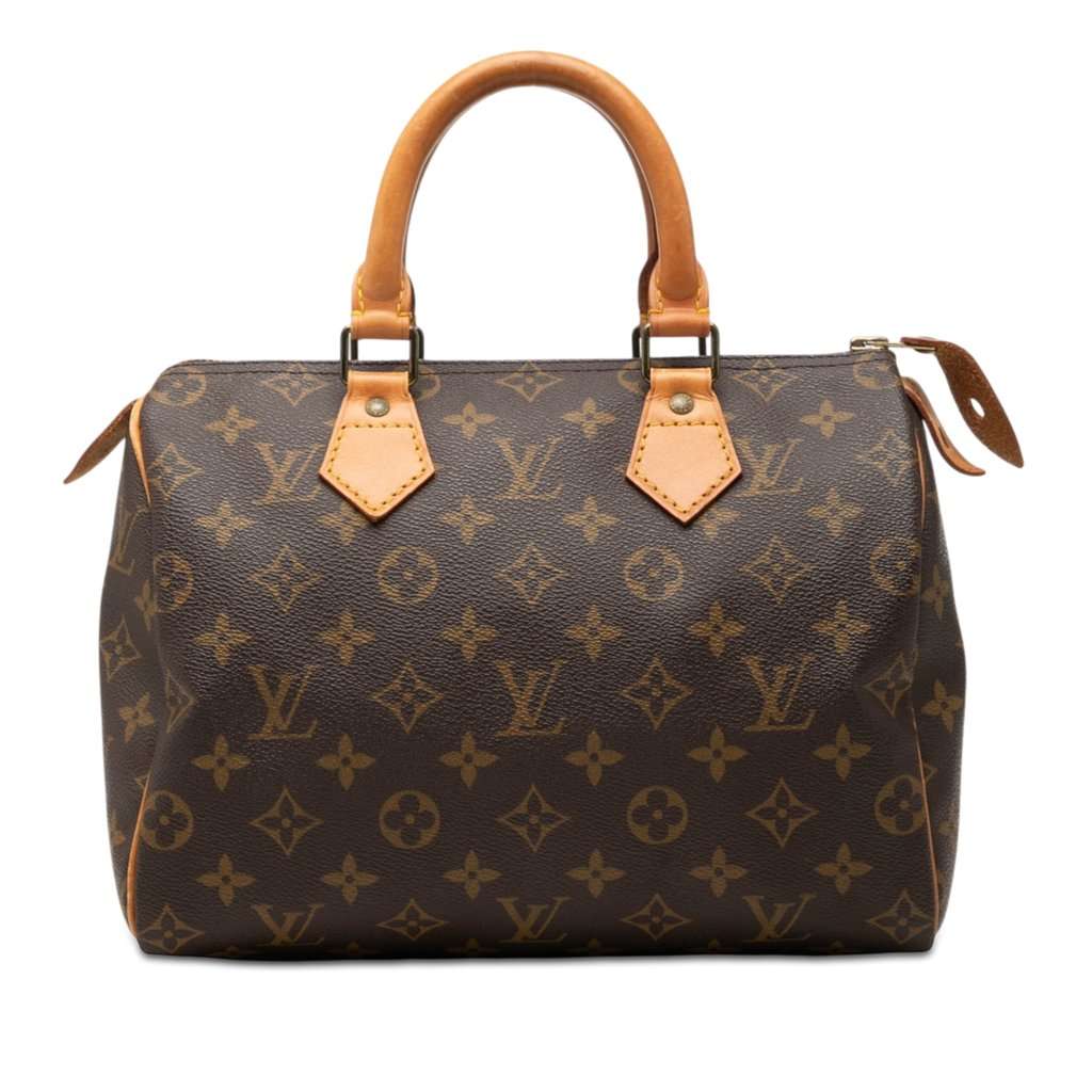 Louis Vuitton Monogram Speedy 25 Brown Very good - Front View