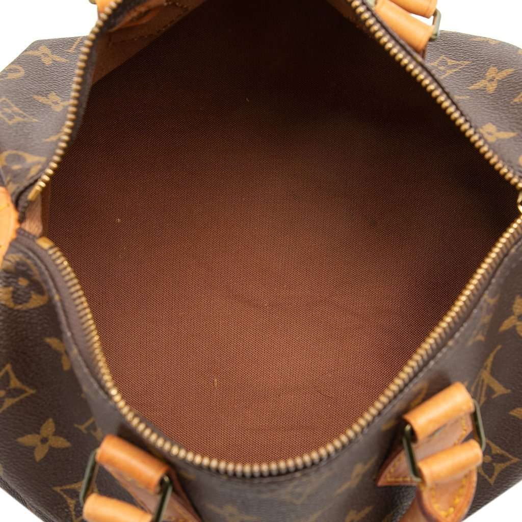 Louis Vuitton Monogram Speedy 25 Brown Very good - Model View
