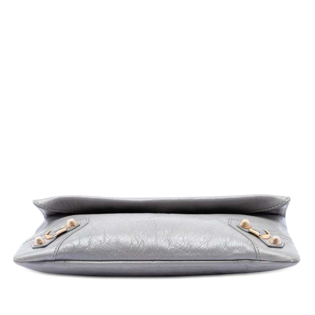 Balenciaga Lambskin Motocross Giant 12 Envelope Clutch MultiColor Leather Very good condition - Inside View