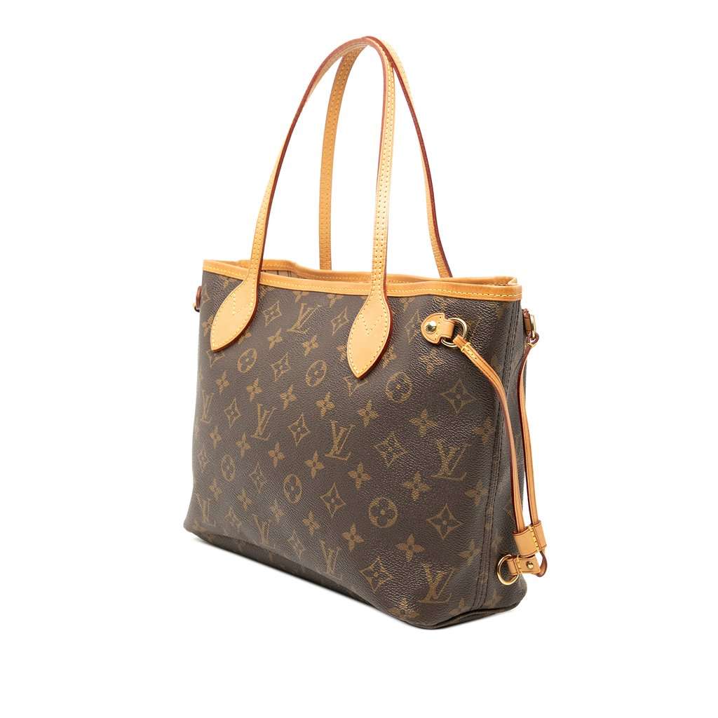 Louis Vuitton Monogram Neverfull PM Brown Very good condition - Back View