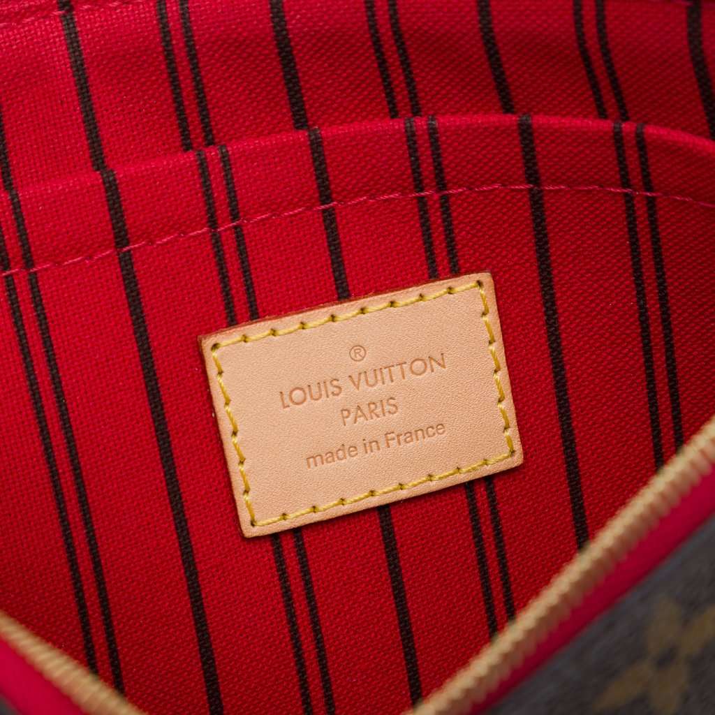 Louis Vuitton Monogram Neverfull Pochette Brown Very good - Box View