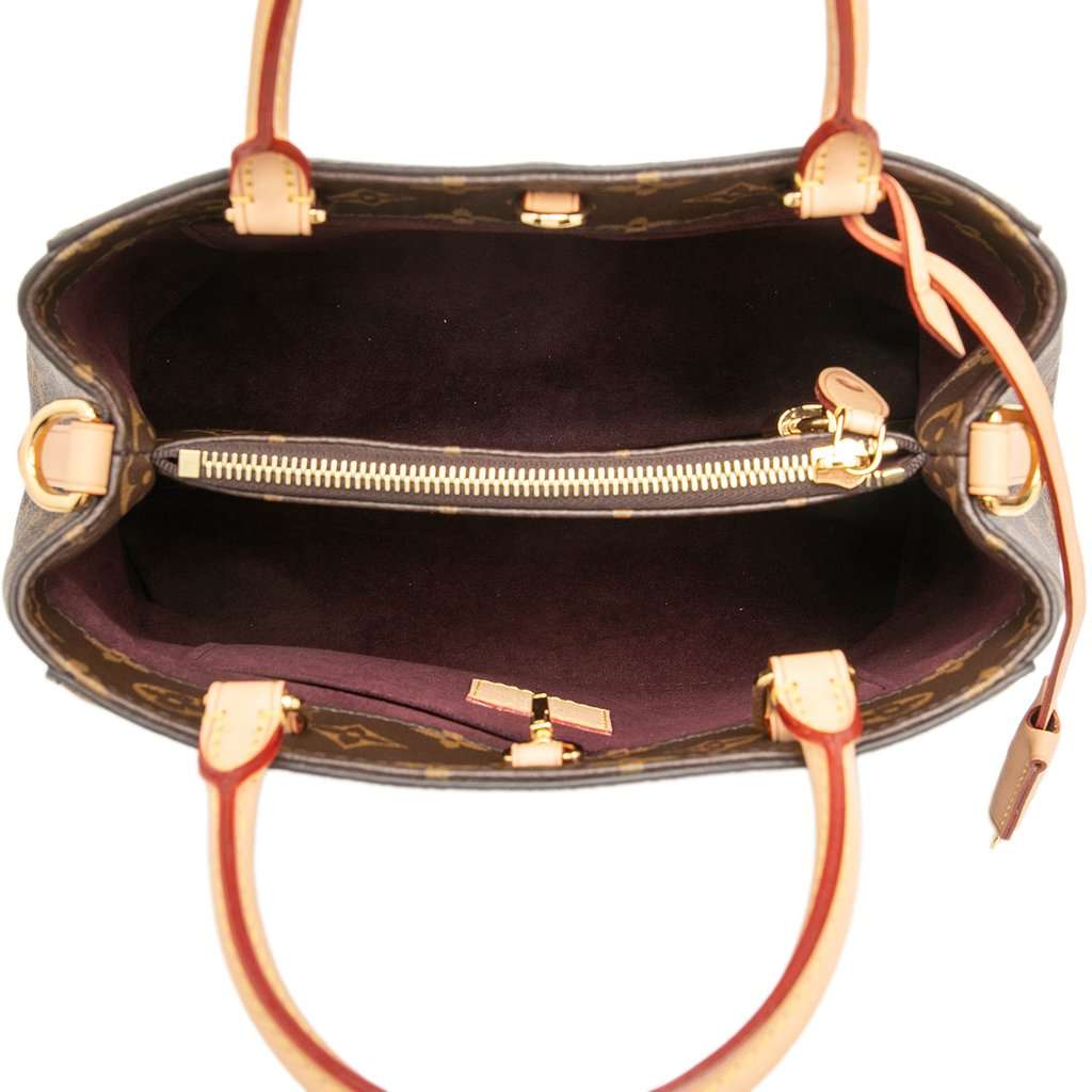 Louis Vuitton Monogram Montaigne BB Brown Very good - Model View