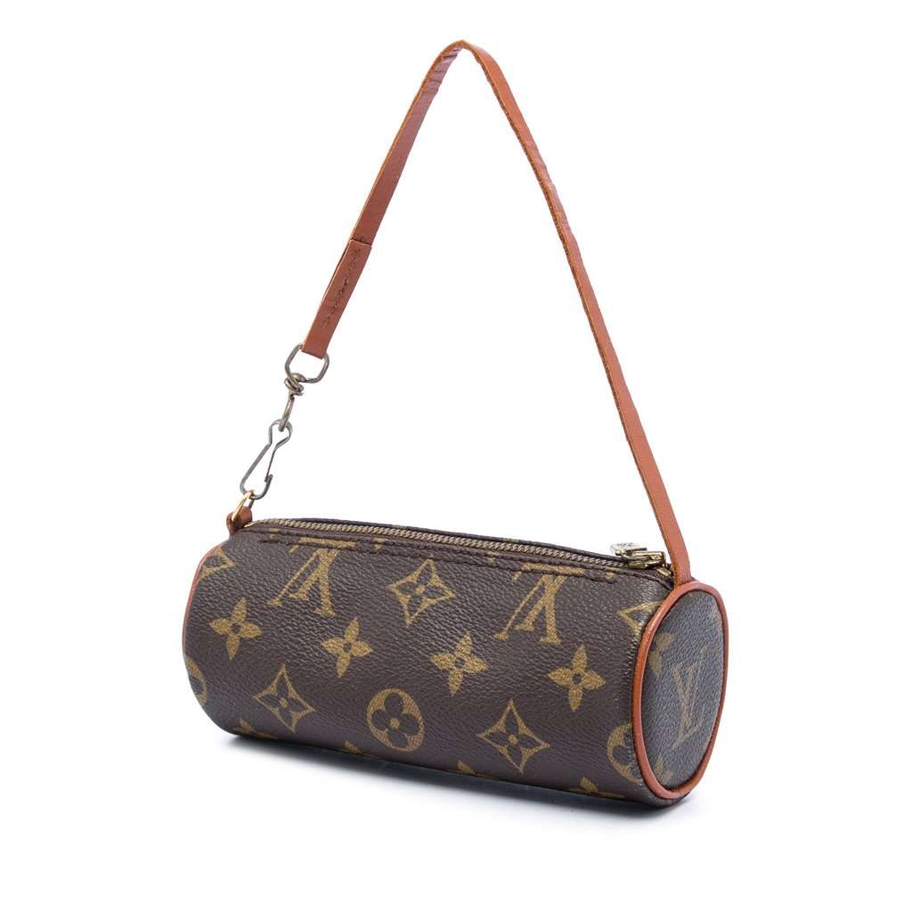 Louis Vuitton Monogram Papillon Pochette Brown Very good - Back View