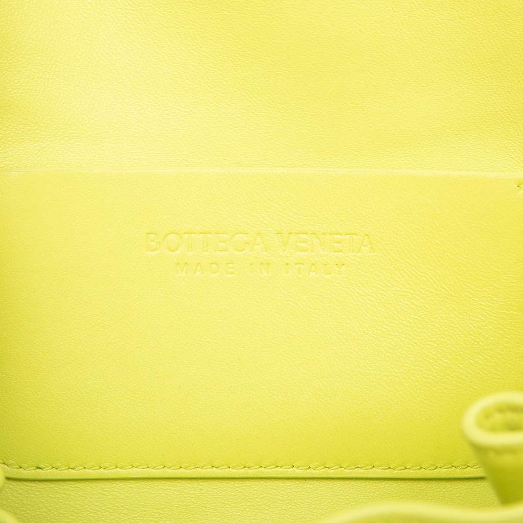 Bottega Veneta Leather Beak Crossbody Yellow Leather Very good condition - Box View