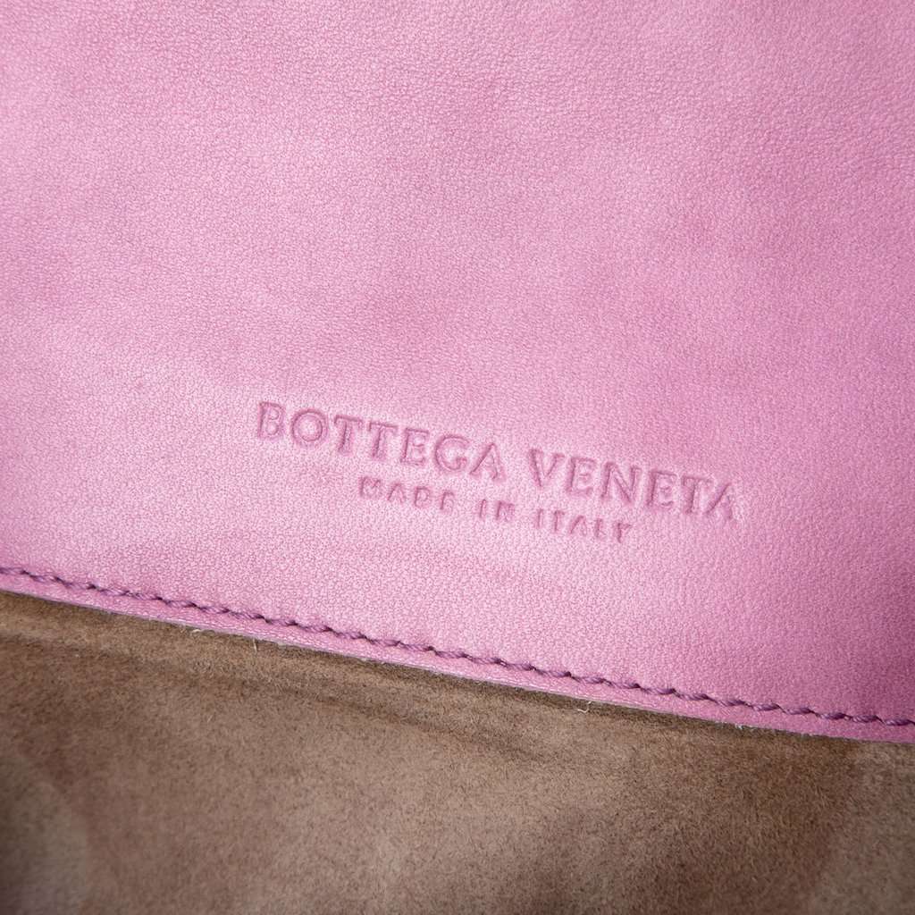 Bottega Veneta Nappa Intrecciato Olimpia Knot Shoulder Bag Pink Leather Very good - Box View