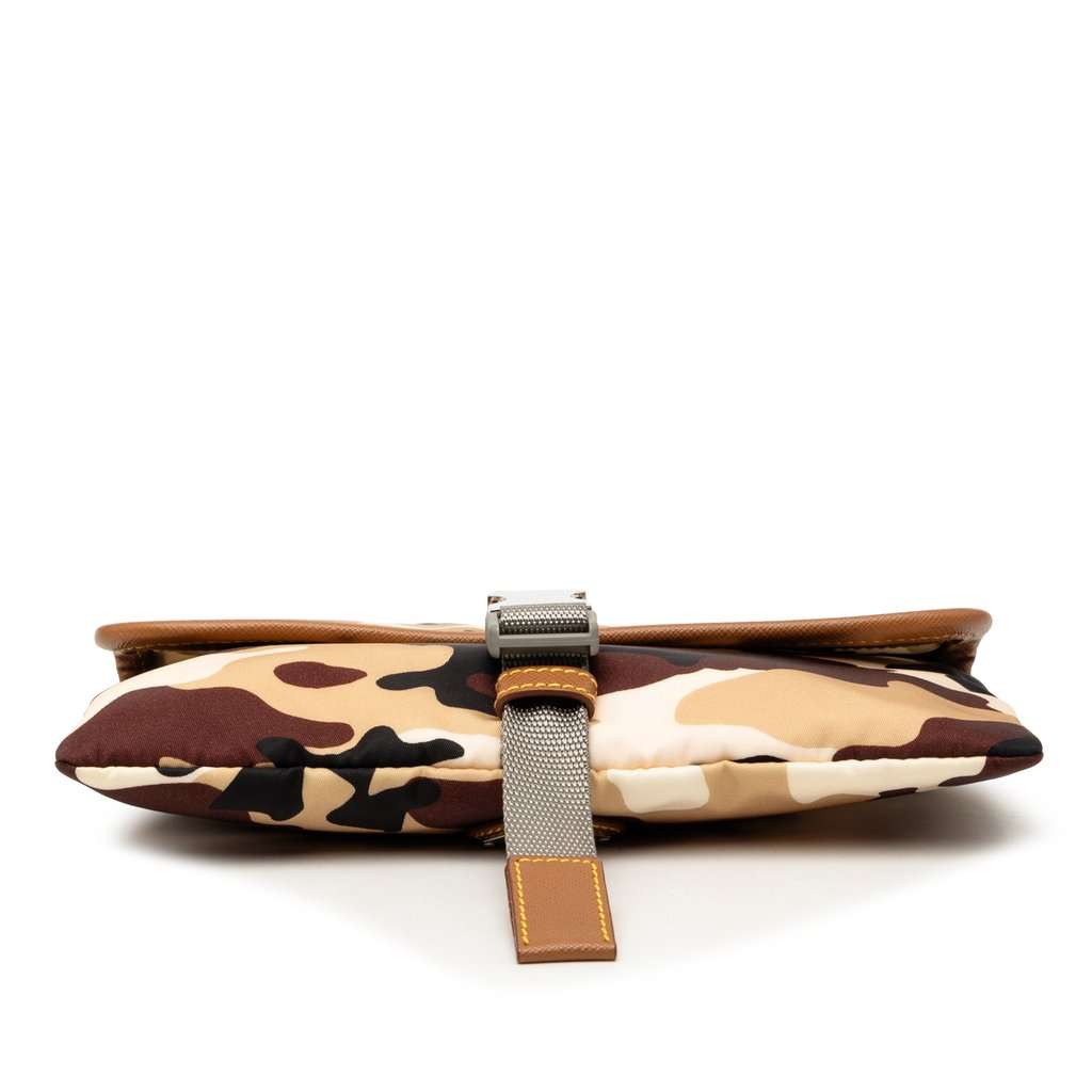 Prada Tessuto Camouflage Clutch Beige Very good condition - Inside View