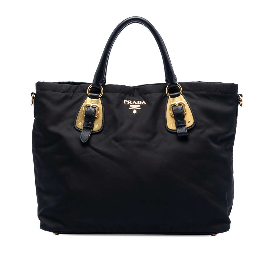 Prada Tessuto Satchel Black Very good condition - Front View