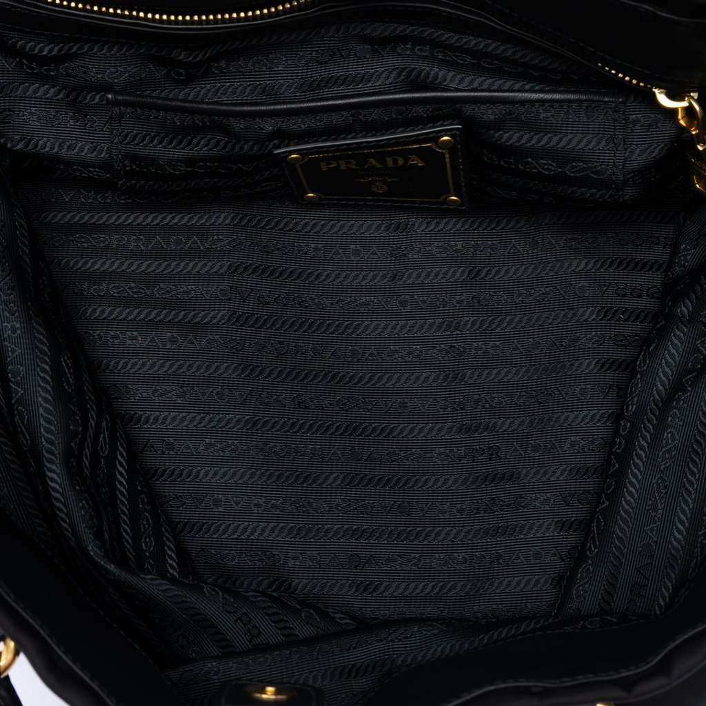 Prada Tessuto Satchel Black Very good condition - Model View