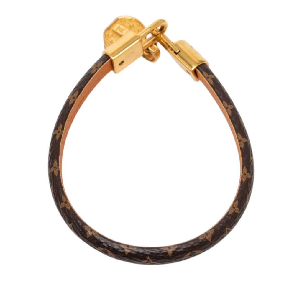 Louis Vuitton Monogram Tribute Charm Bracelet Brown Very good - Inside View