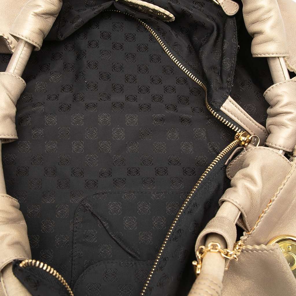 LOEWE Metallic Nappa Aire Gold Leather Very good - Model View