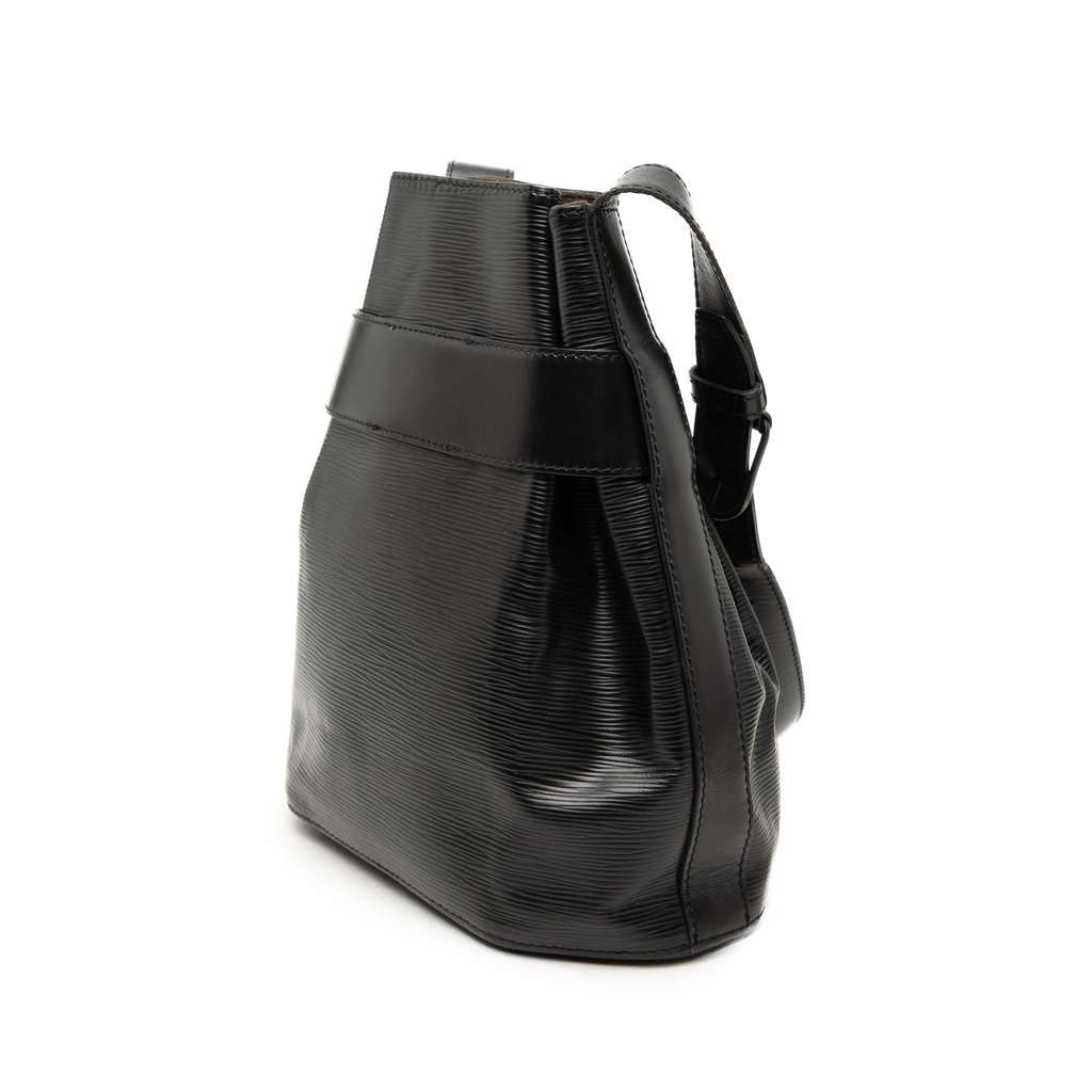 Louis Vuitton Epi Sac D Epaule PM Black Leather Very good condition - Back View