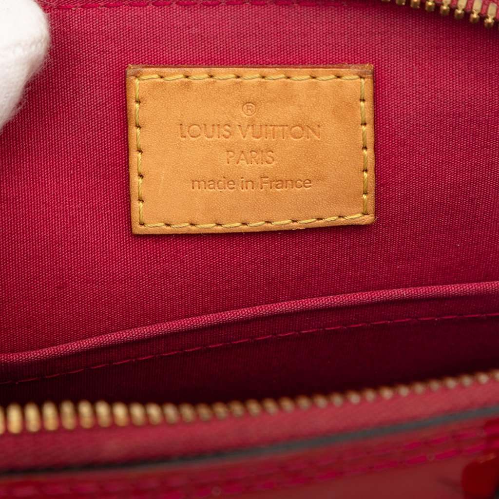 Louis Vuitton Monogram Vernis Alma BB Red Leather Very good condition - Box View