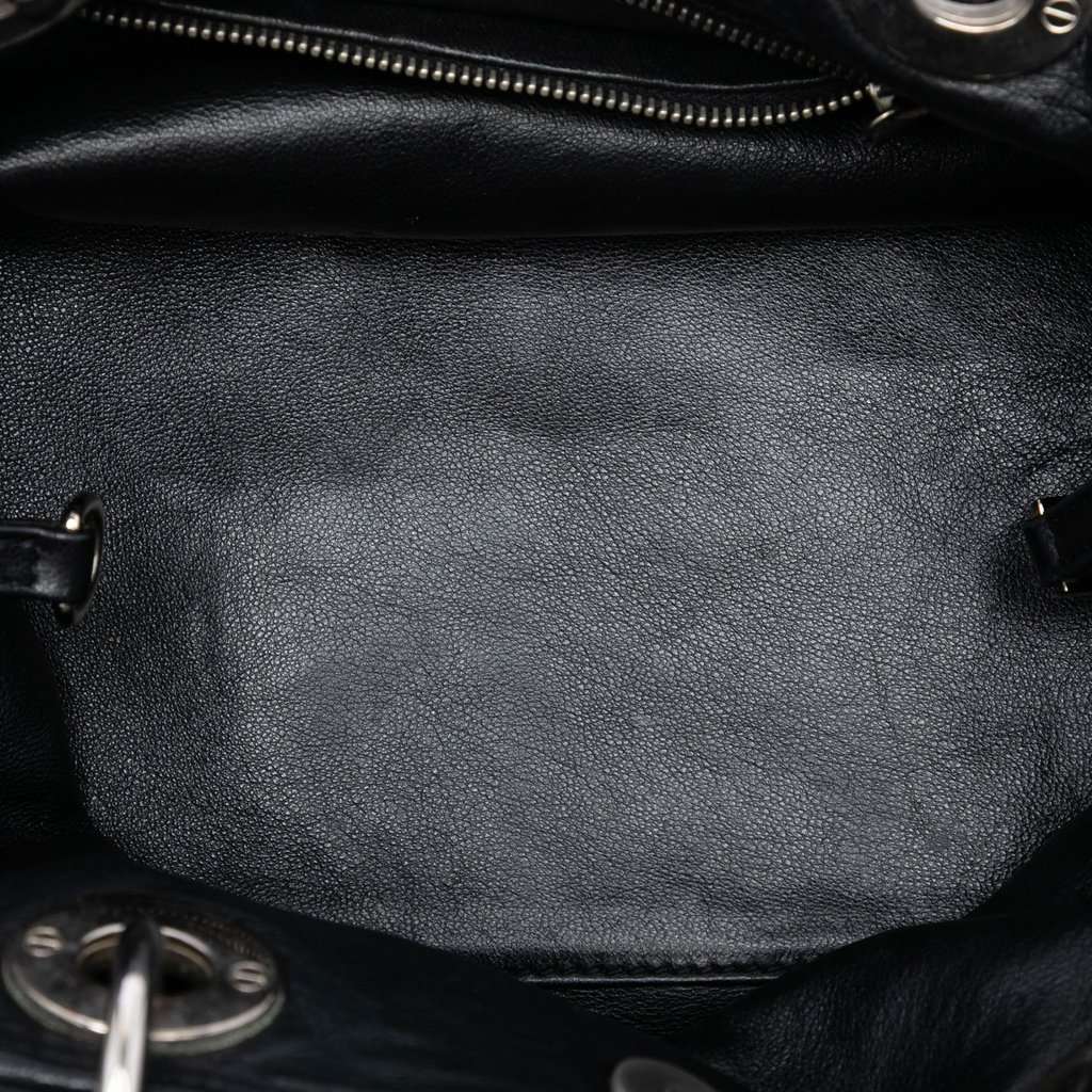 Dior Medium Woven Calfskin Soft Lady Dior Black Leather Very good condition - Model View