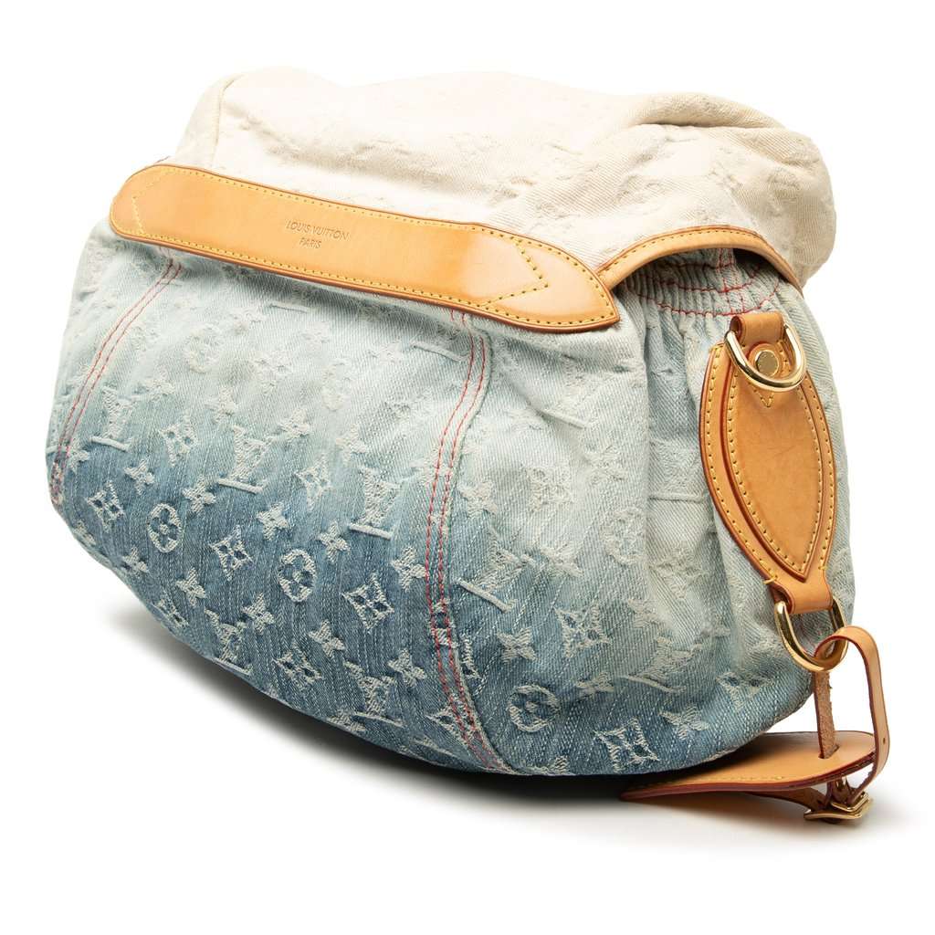Louis Vuitton Monogram Denim Sunshine Blue Very good condition - Back View
