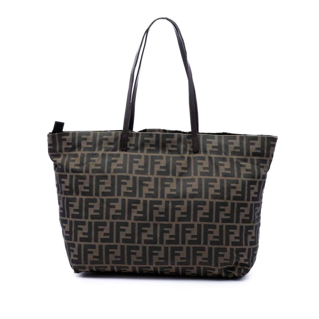 Fendi Zucca Canvas Tote Brown Very good condition - Front View