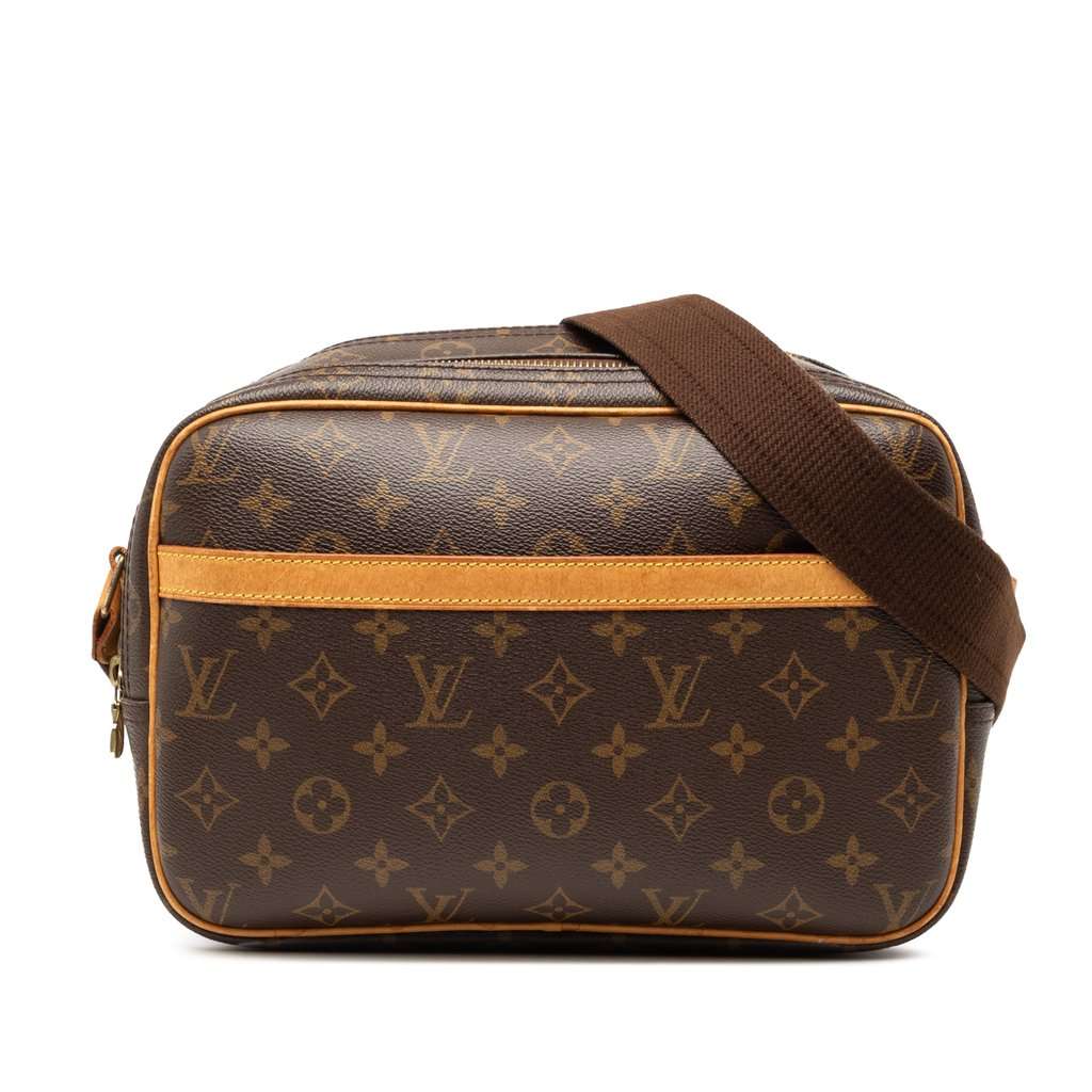 Louis Vuitton Monogram Reporter PM Brown Very good condition - Front View
