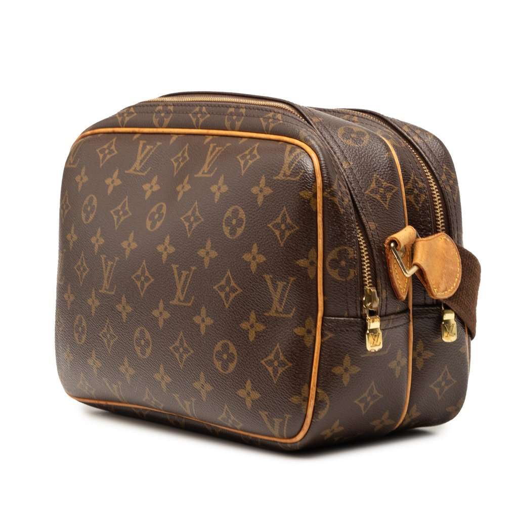 Louis Vuitton Monogram Reporter PM Brown Very good condition - Back View