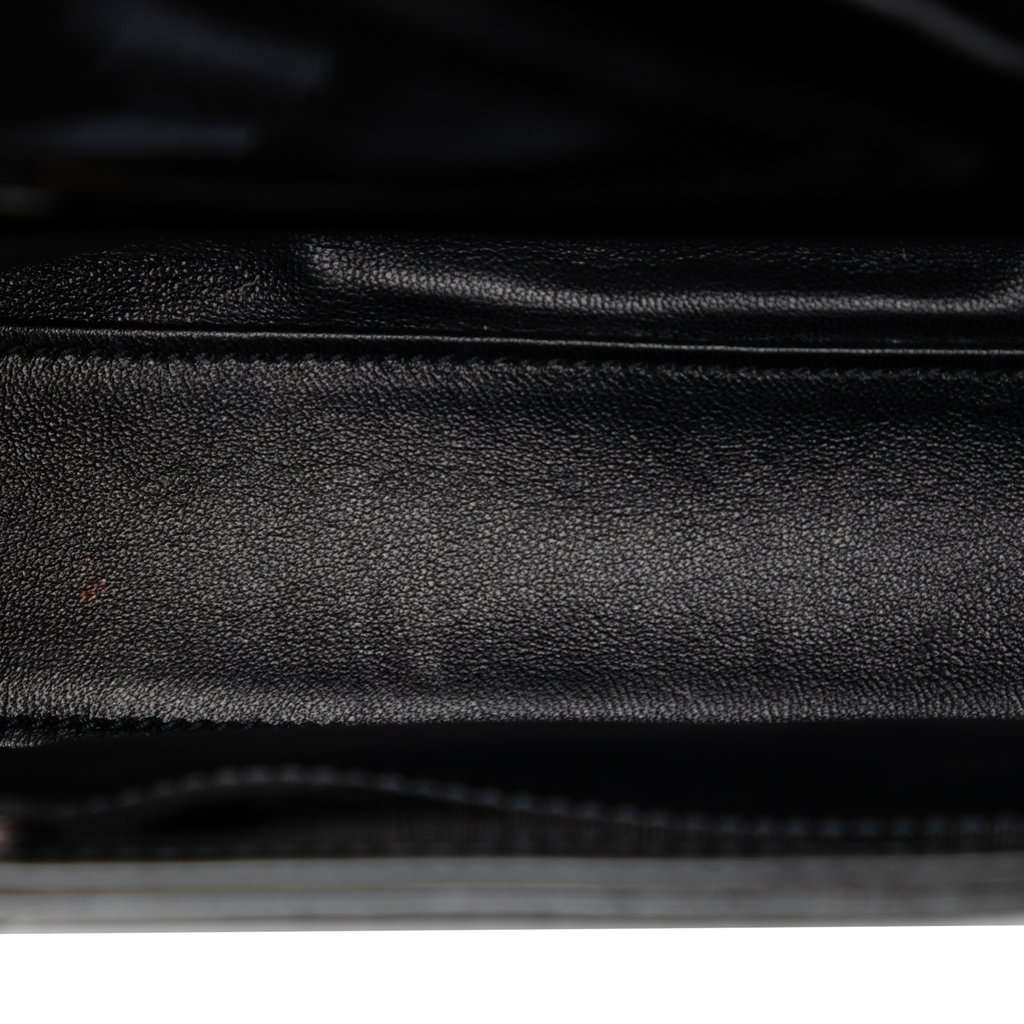 Dior Mini Patent Lady Dior Black Leather Very good condition - Model View