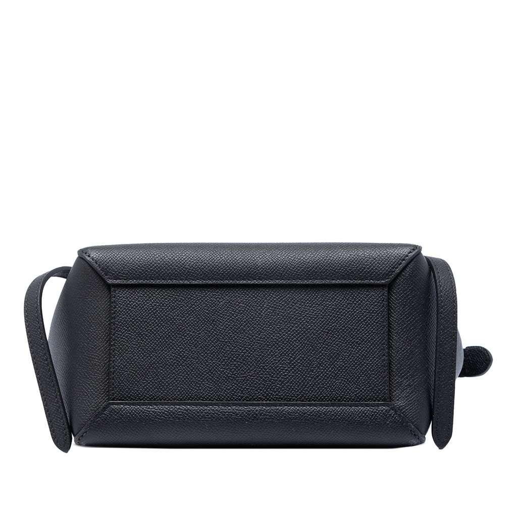 Celine Nano Grained Calfskin Belt Bag Black Leather Very good condition - Inside View