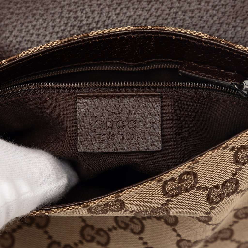 Gucci GG Canvas Belt Bag Beige Very good - Box View