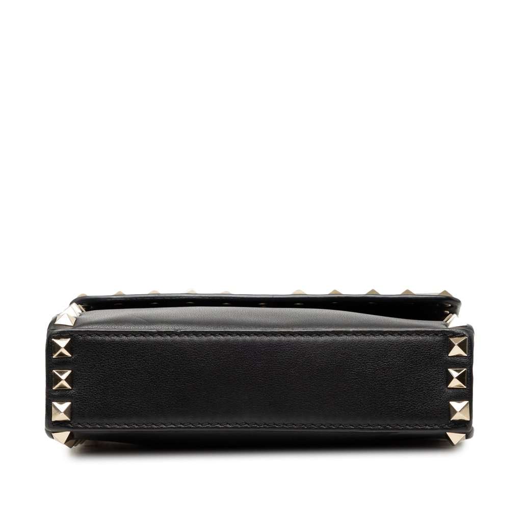 Valentino Mini Leather Rockstud Crossbody Black Leather Very good condition - Inside View