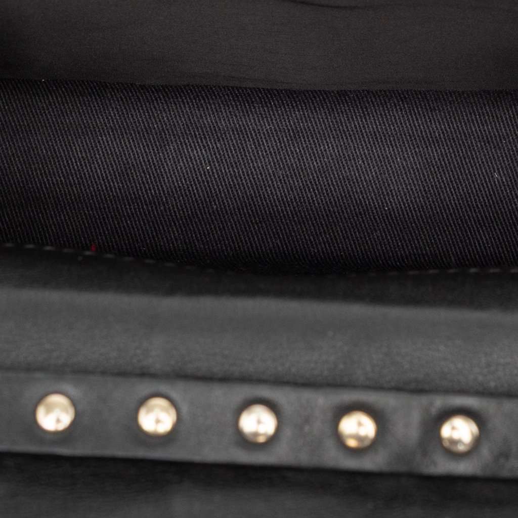 Valentino Mini Leather Rockstud Crossbody Black Leather Very good condition - Model View