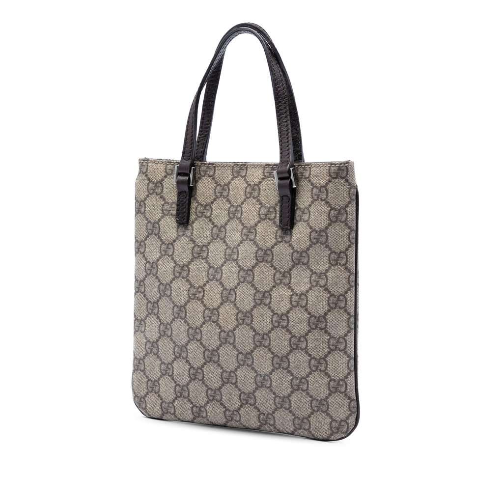 Gucci GG Supreme Handbag Beige Very good condition - Back View