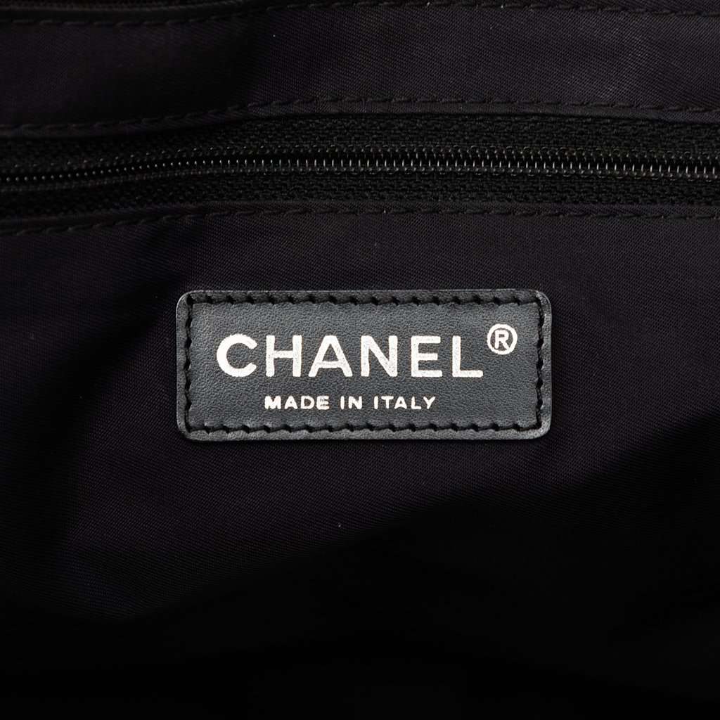 Chanel New Travel Line Nylon Tote Brown Very good condition - Box View